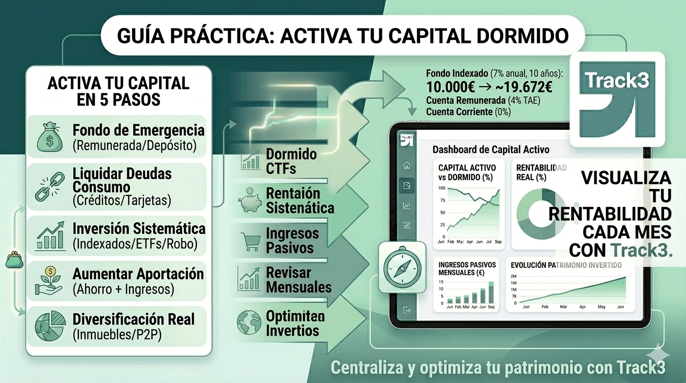 Haz que tu dinero trabaje para ti: guía práctica para activar el capital dormido
