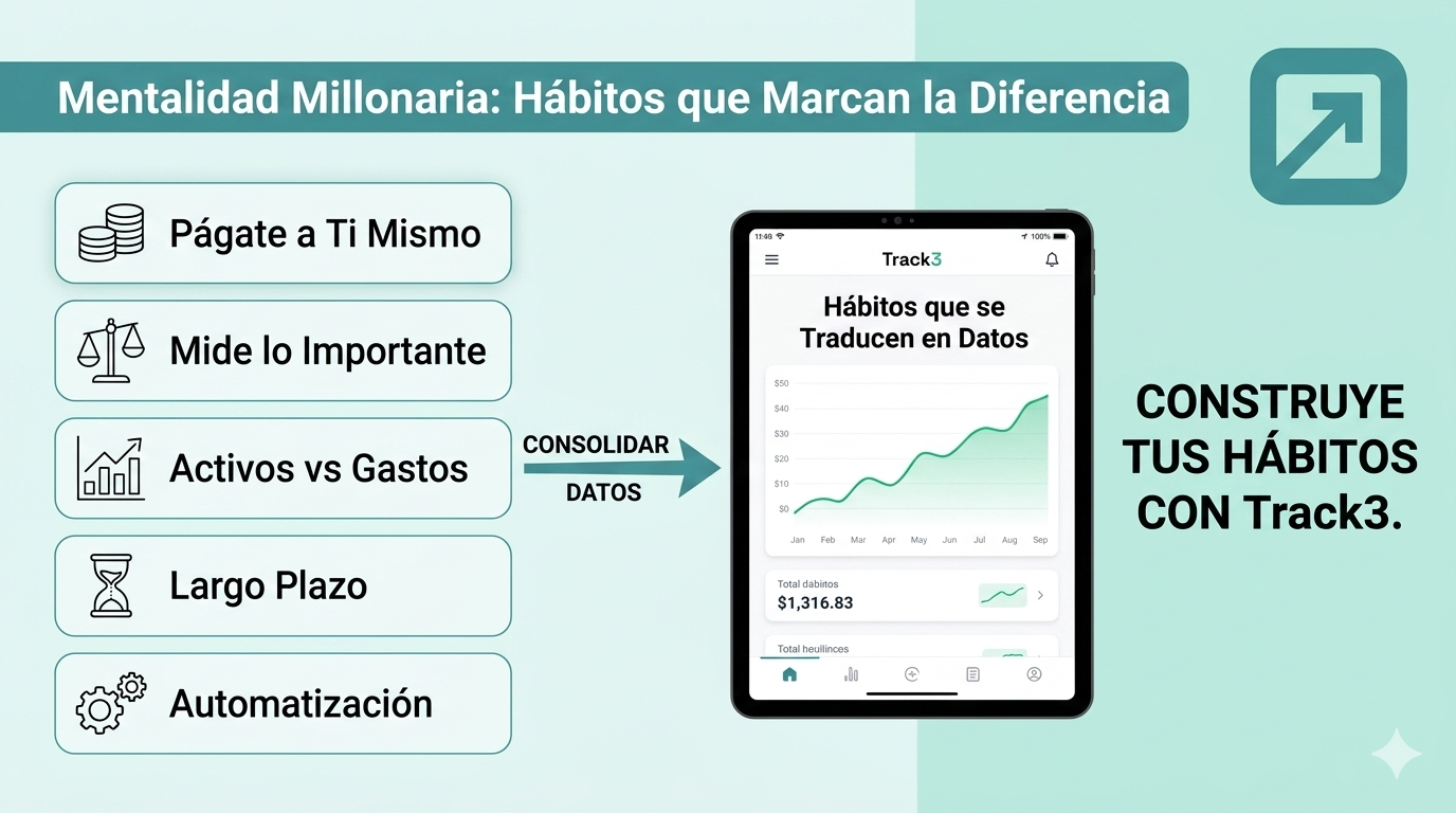Mentalidad millonaria: los hábitos financieros que marcan la diferencia (sin clichés)