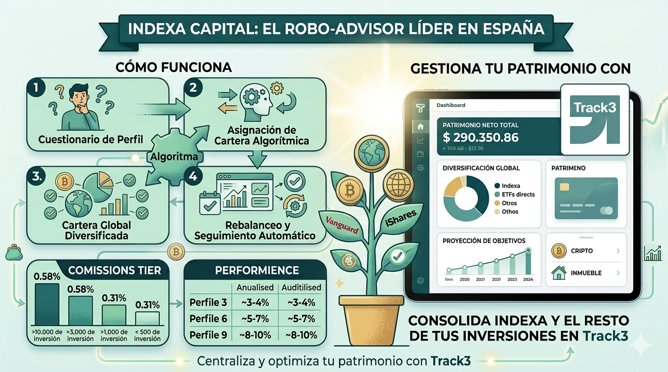 Indexa Capital: cómo funciona el robo-advisor líder en España (y cuándo tiene sentido)